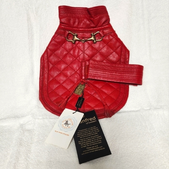 Manfred of Sweden Haute Couture Dog Jacket Size Small - Picture 1 of 5